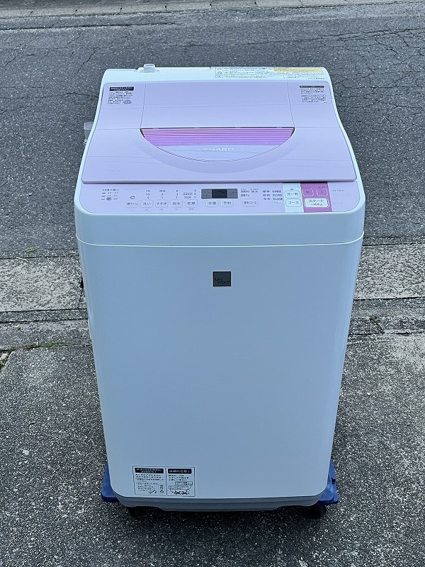 SHARP 洗濯乾燥機 洗濯5.5Kg 乾燥3.5Kg SHARP(シャープ)の5.5kg縦型