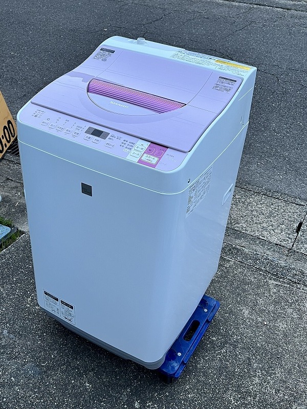 シャープ SHARP 5.5kg 全自動洗濯乾燥機 ES-TX5A-P 2018年 SHARP シャープ