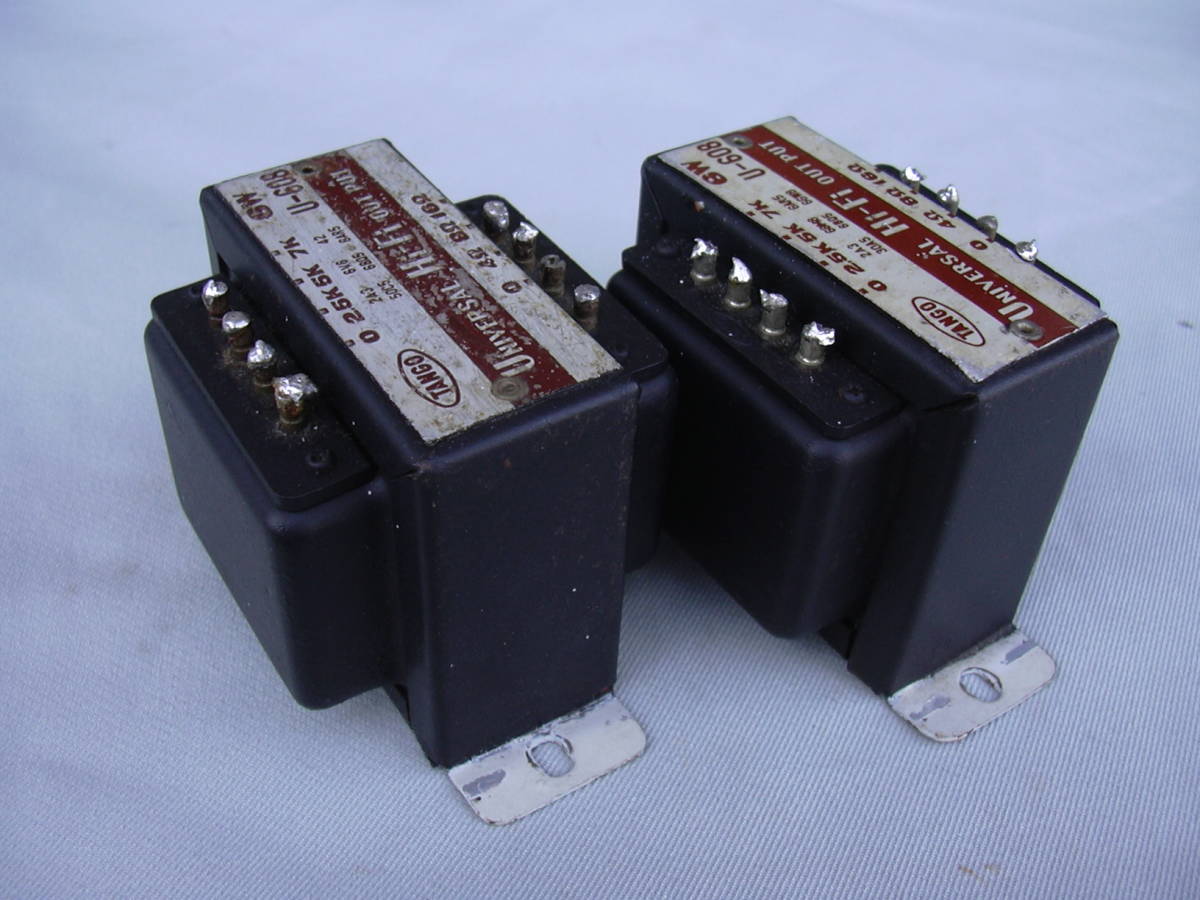TANGO U-608 タンゴ Yahoo!オークション 出力トランス - 6W Hi-Fi 2台