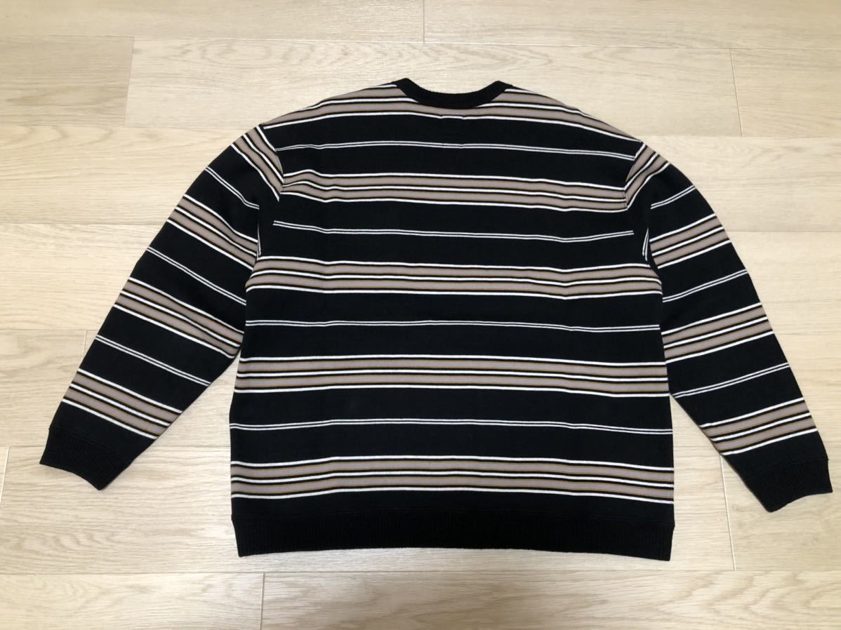 noroll あつめ score sweat スウェット ボーダー XL 黒