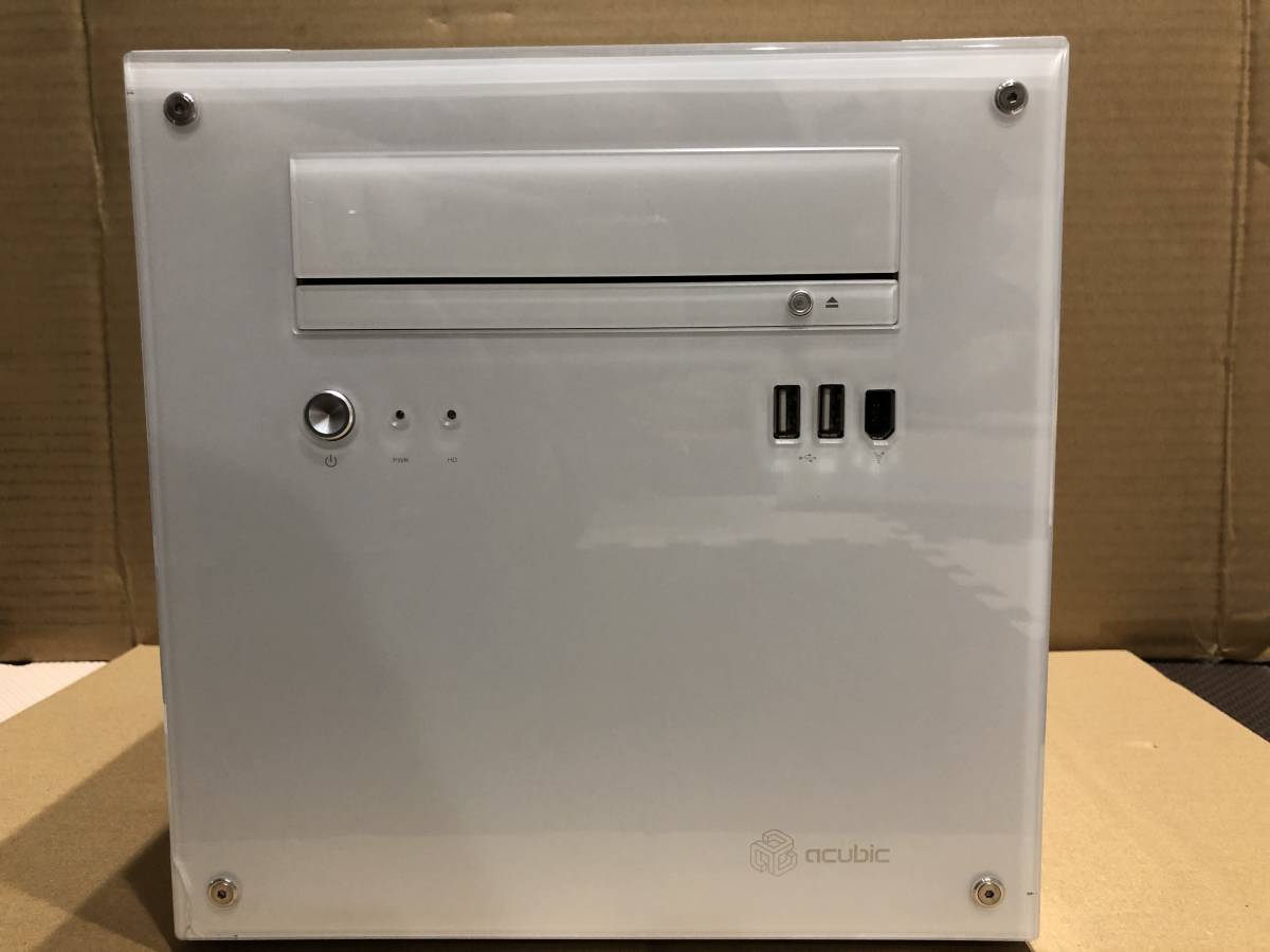 Mini-ITX PCケース abee acubic C10(電源、blurayドライブ 付き