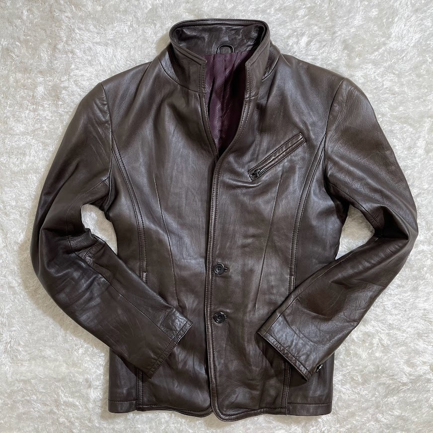 トルネードマート/TORNADO MART】レザージャケット (サイズM) 羊革  