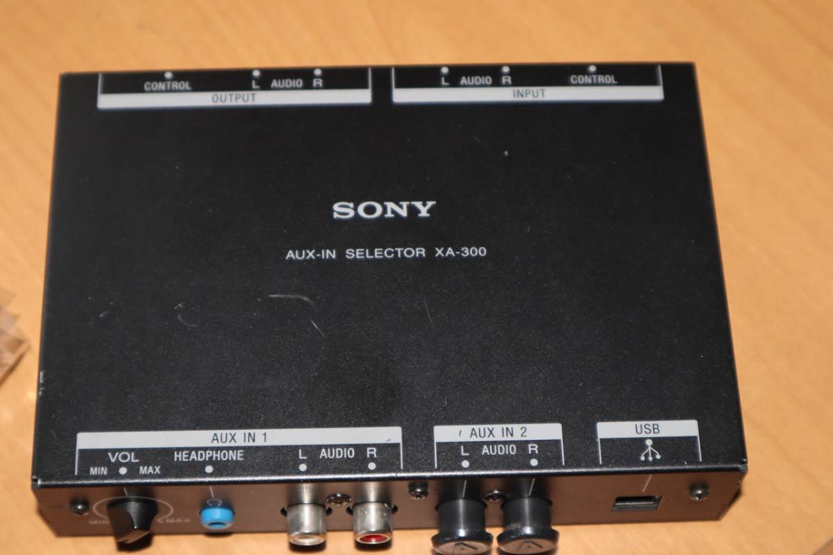 Sony SONY XA-300 AUX・USB 外部入力セレクター 中古 オーテクRCA