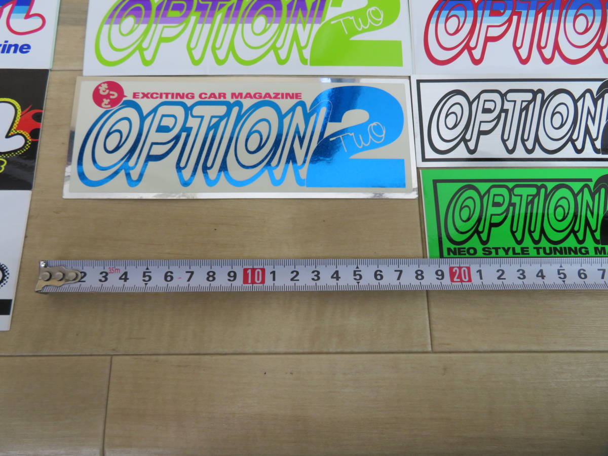 33610 OPTION OPTION2 ステッカー 大小 計33枚 オプション オプション2 