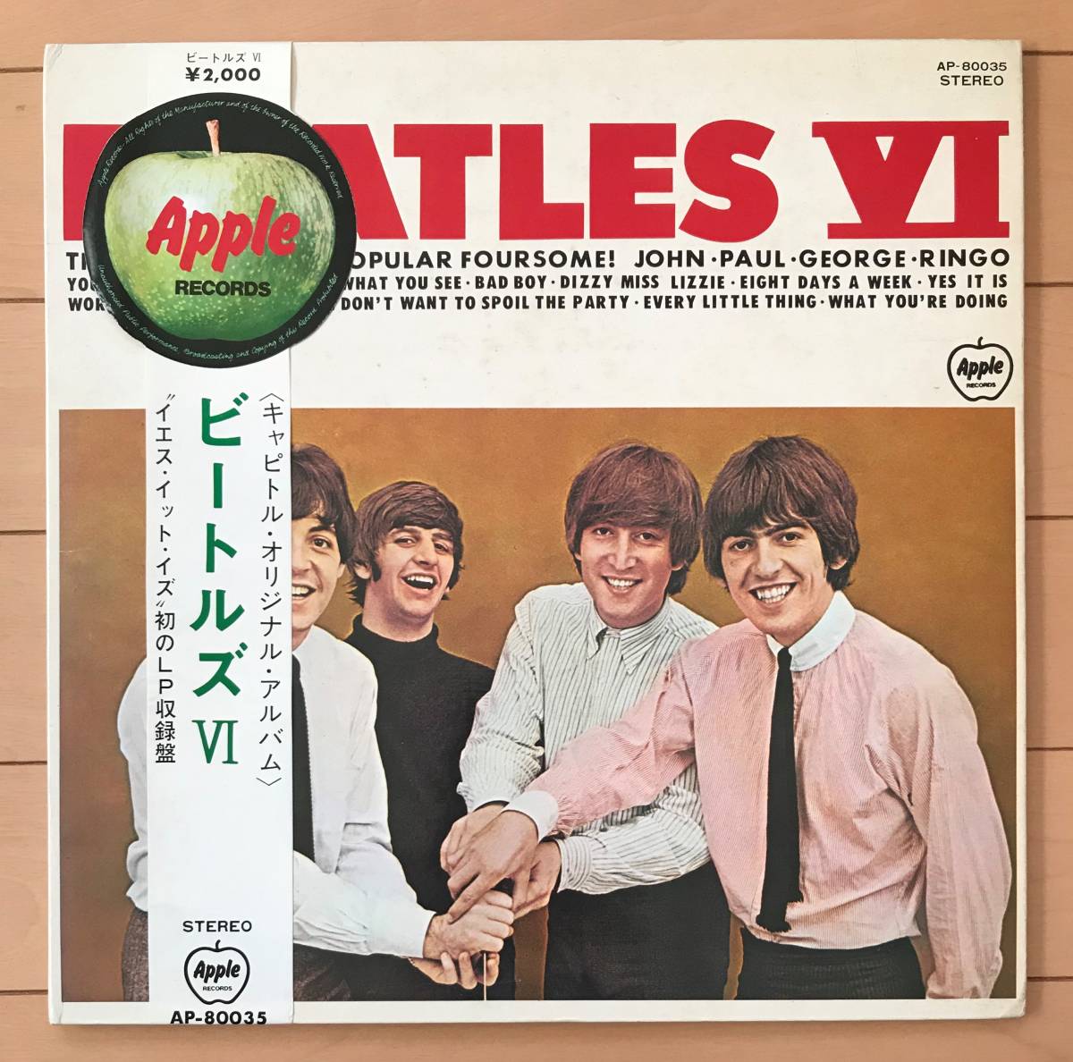 BEATLES Yahoo!オークション Beatles VI vi」の落札相場・落札価格
