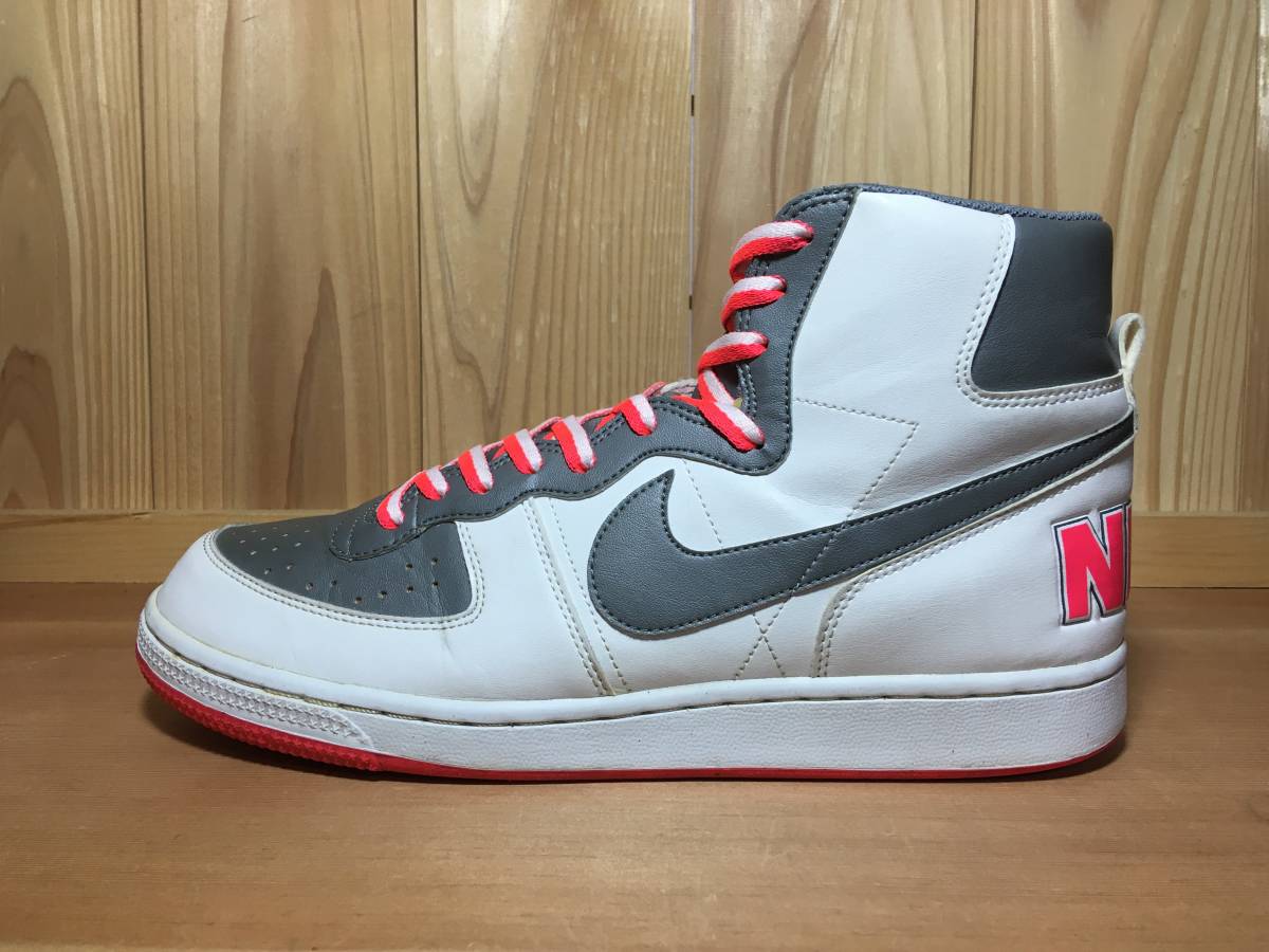 ☆NIKE ナイキ TERMINATOR ターミネーター 白×グレー 2010年製27.5cm 