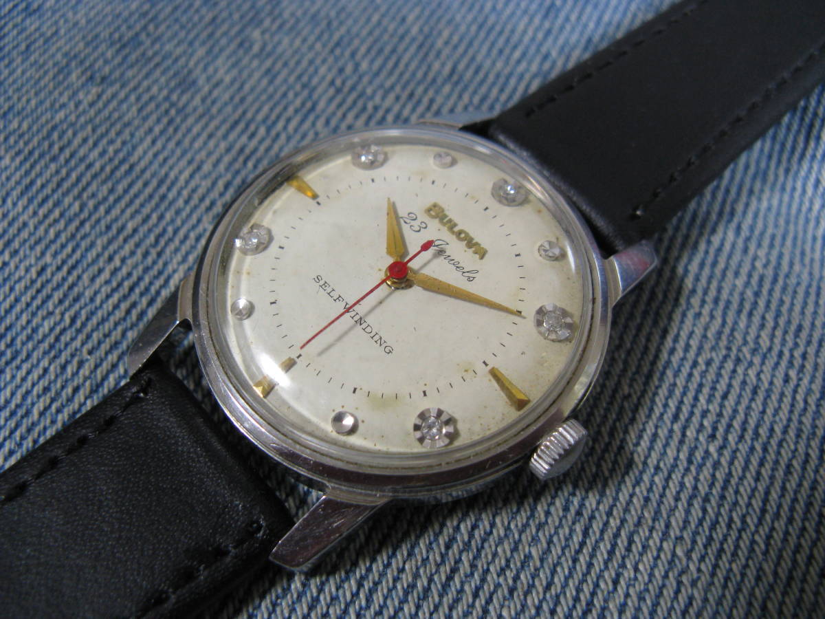 1959年製 BULOVA ブローバ ダイヤモンドダイヤル 33mm オールSS 