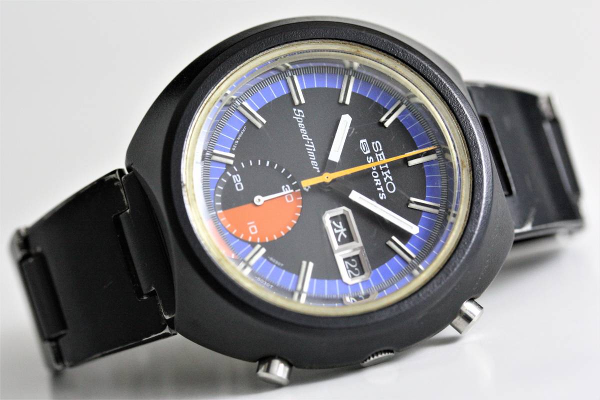 SEIKO セイコー 5sports Speed Timer 自動巻きクロノグラフ腕時計