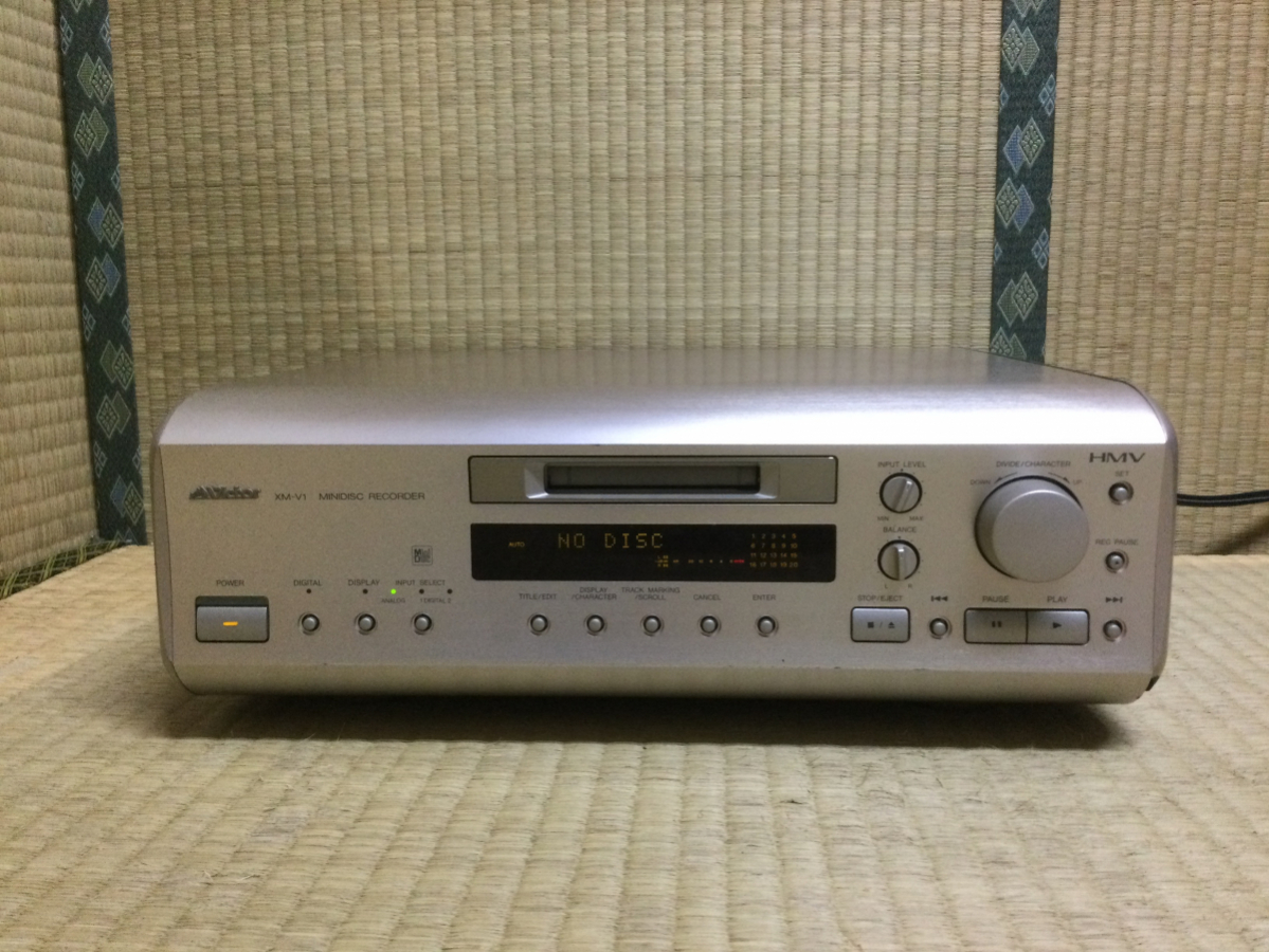 ◇Victor XM-V1 MINIDISC MDデッキ ビクター HMV【ジャンク・写真追加