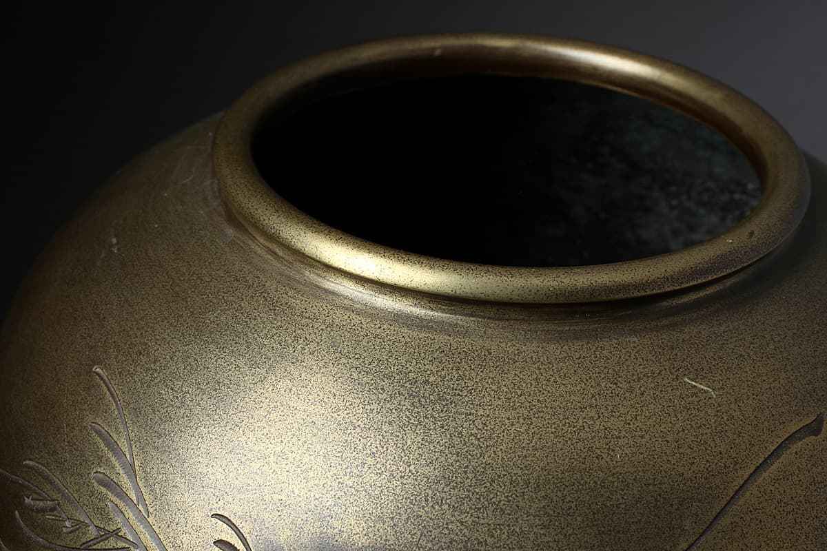 激レア即完売soulabo 眠り猫 KASANEMONO-ML4 高岡銅器 花器 花みつぼ 松美