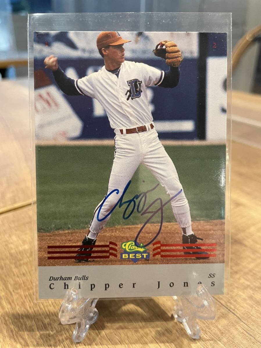 直筆サイン CHIPPER JONES/チッパージョーンズ MLBカード サイン 
