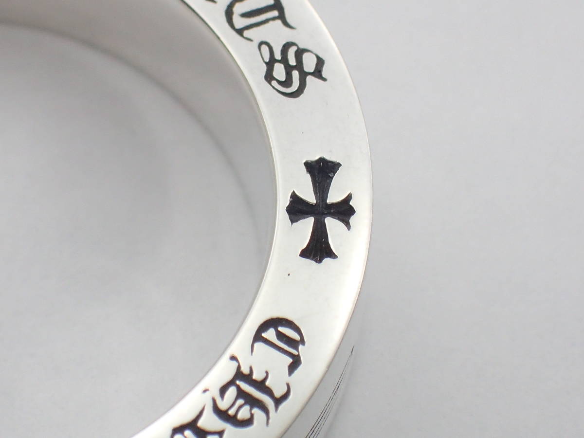正規品CHROME HEARTS 6MMスペーサーDAGGERリング17号☆ CHROME クロム 