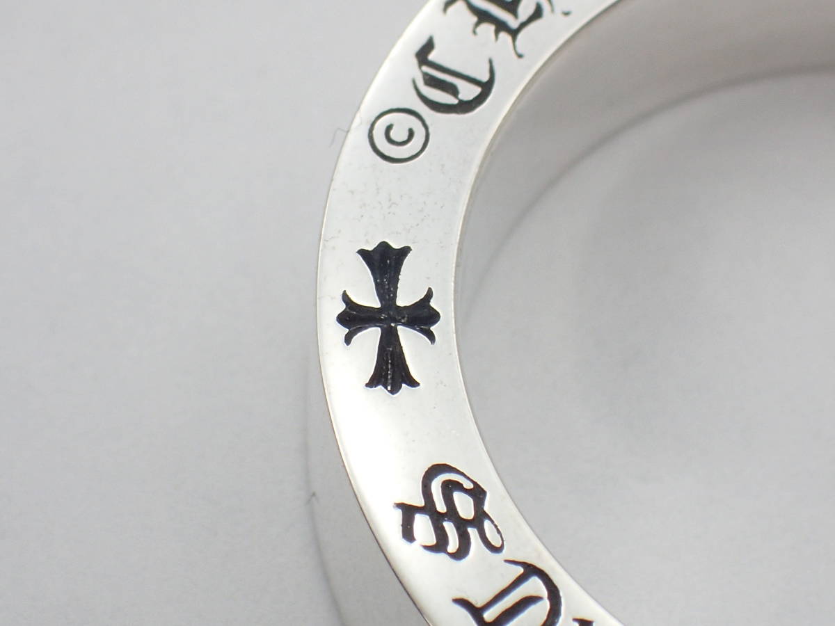 正規品CHROME HEARTS 6MMスペーサーDAGGERリング17号☆ CHROME クロム 