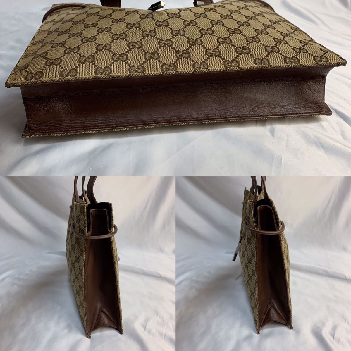 1円〜 【極美品☆最高級】GG 総柄 トートバッグ A4 GUCCI グッチ 