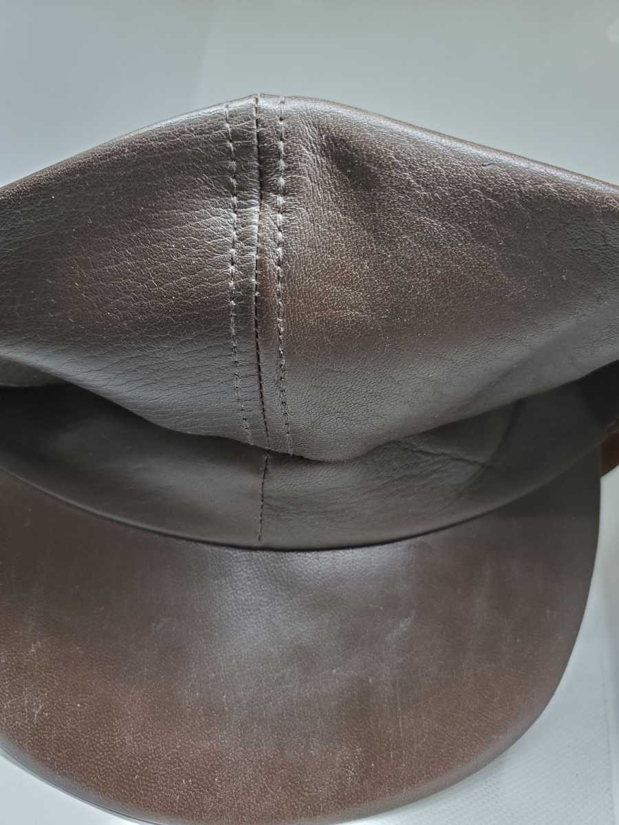 Timewornclothing Alast&co レザーキャスケット 7 1/2 BR アットラスト