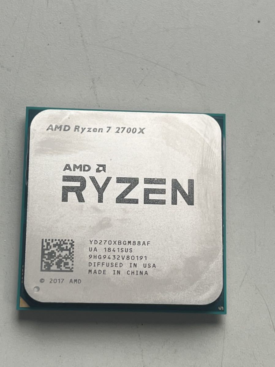 AMD RYZEN7 2700X 動作未確認 中古pc解体ジャンク品 Ryzen AMD CPU