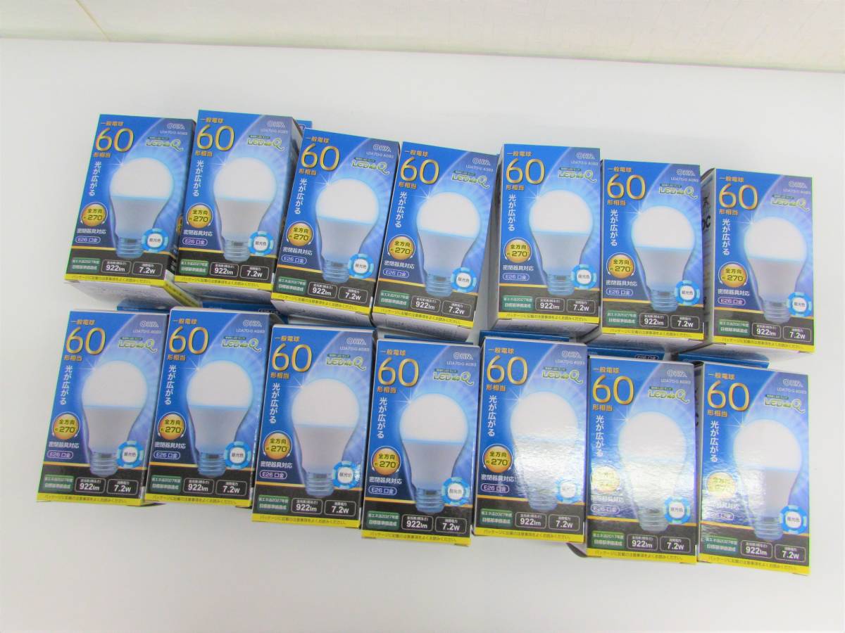 LACOSTE 新品未使用 未使用 OHM オーム電機 LED電球 E26 口金 60形相当 昼光色 品番06-3408