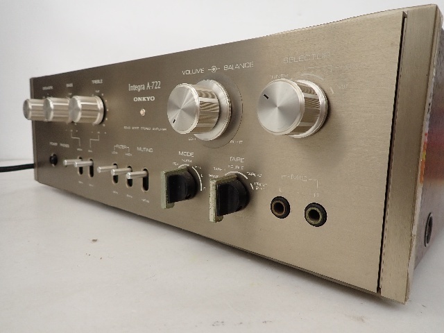 ONKYO Integra A-722 プリメインアンプ オンキョー ▽ 655E7-1