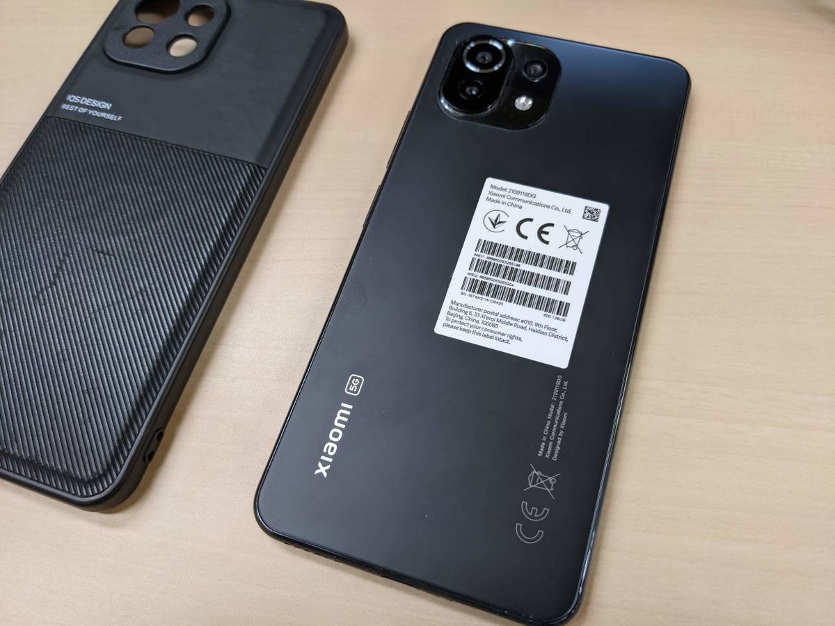 中古美品 Xiaomi 11 Lite 5G NE ブラック SIMフリー 5G 0 Lite 128gb