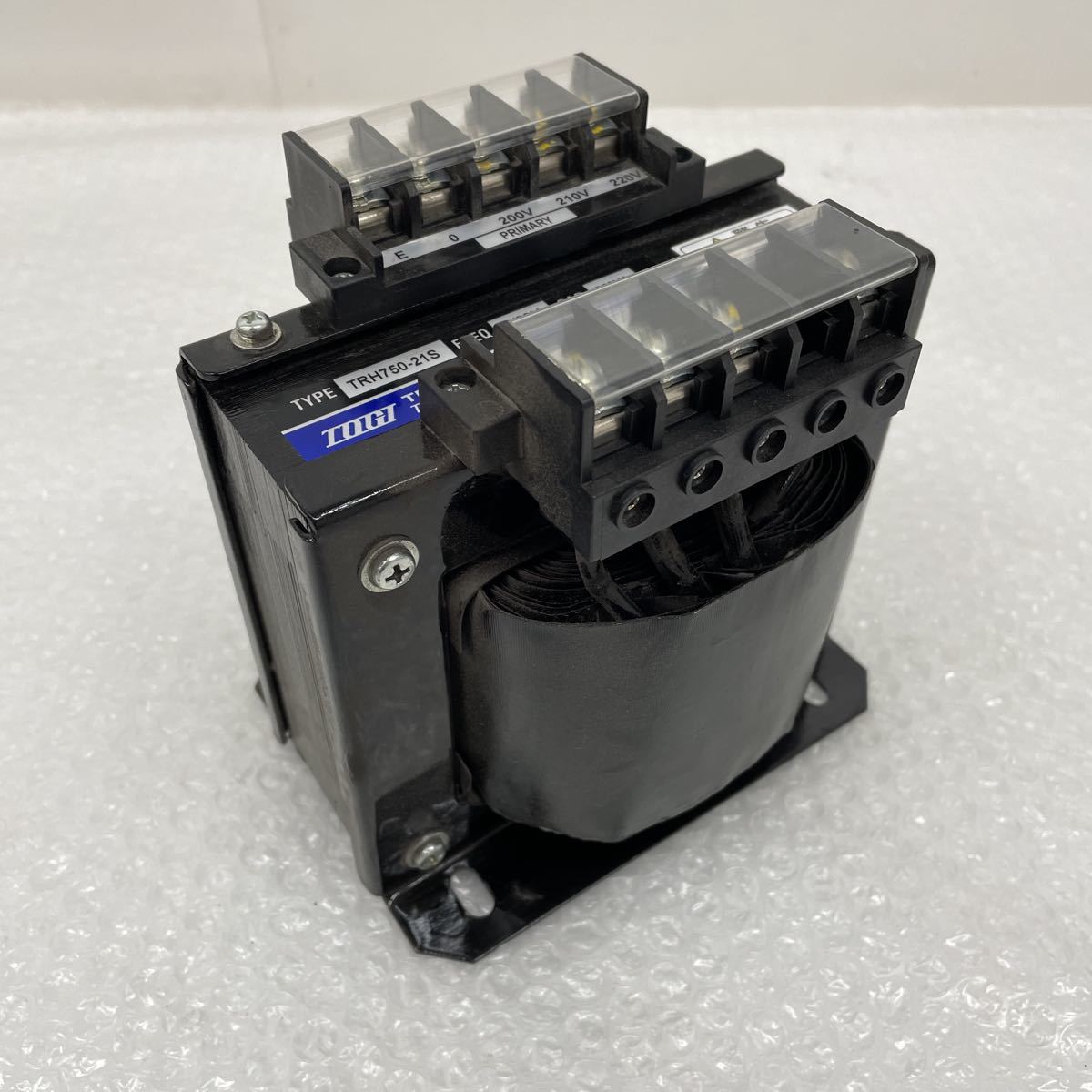 激安大特価，限定セール TOGI TRH750-21S 管理番号 A1070 東洋技研 トランスフォーマー 単相 複巻 電源トランス(電材、配電用品)｜売買されたオークション情報、yahooの商品情報をアーカイブ公開 - オークファン その他