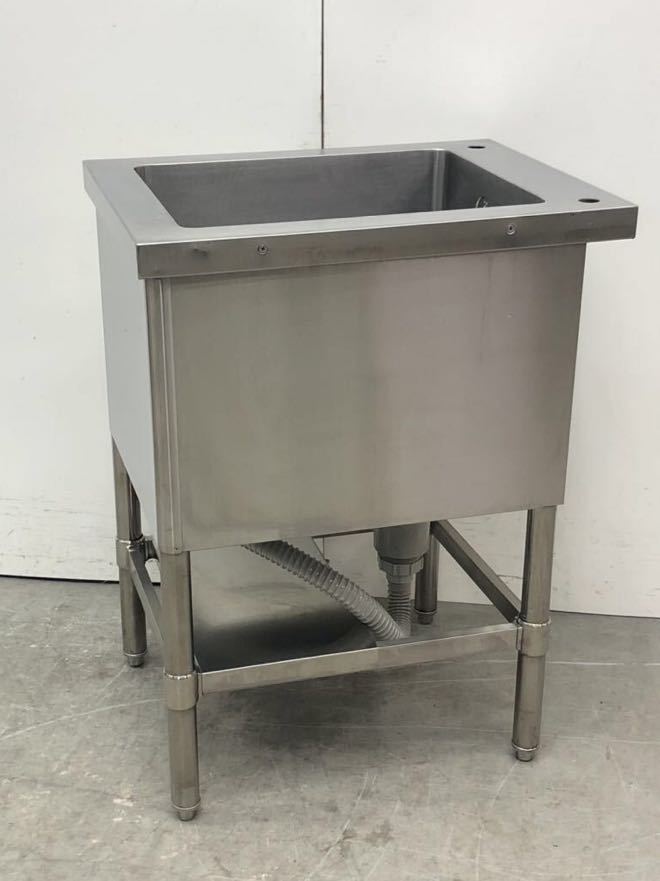業務用 1槽シンク 幅450×奥行600×高さ800 槽深