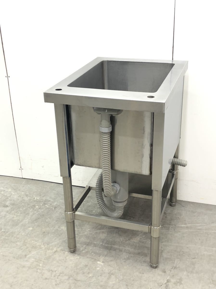 業務用 1槽シンク 幅450×奥行600×高さ800 槽深