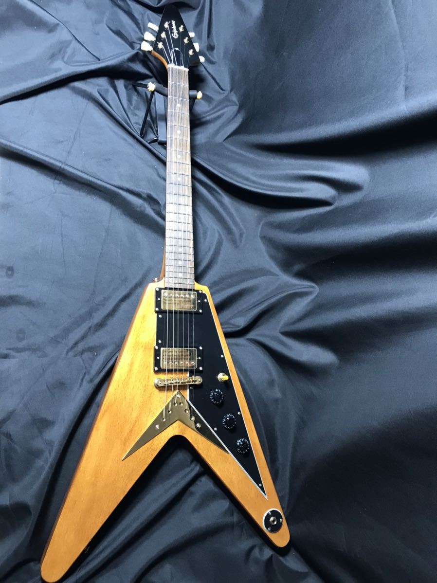 Epiphone korina flying v 58 フライングv エピフォン Epiphone Korina V Launches Reviews Case