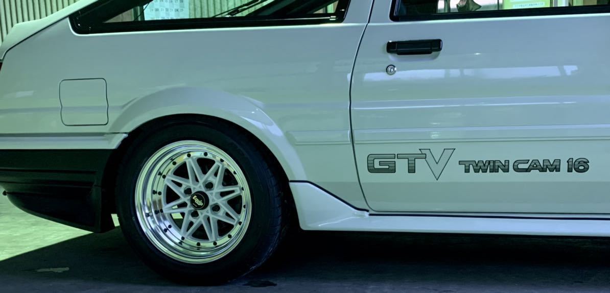限定セール，高品質 後期 AE86 GT-V ドアステッカー デカール ストライプGT-APEX 4AG 4A-GE 3ドア TOYOTA TRD 86 ハチロク レビン トレノ イニシャルD(サイド)｜売買されたオークション情報、yahooの商品情報をアーカイブ公開 トヨタ用