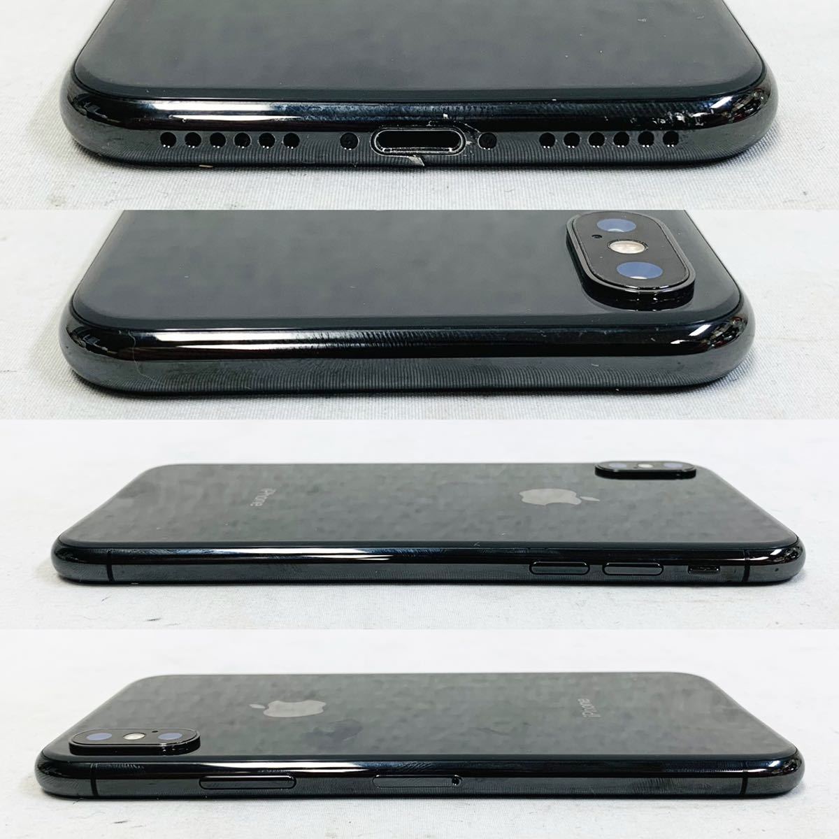 Apple iPhoneX 256GB スペースグレイ MQC12J/A 本体 simフリー 残債