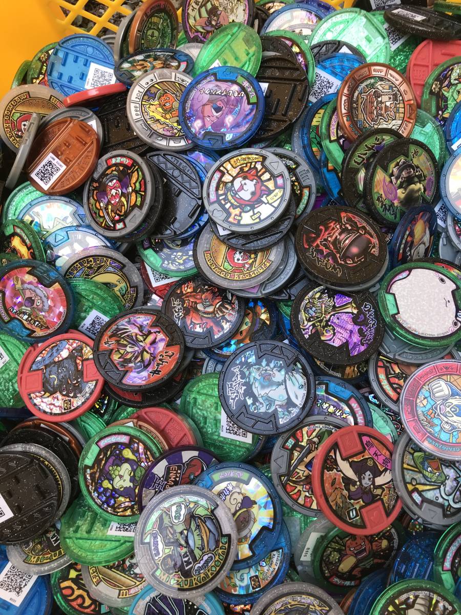 妖怪ウォッチ 4種類 ／ 妖怪メダル 大量 約1300枚 レア多数 レジェンド