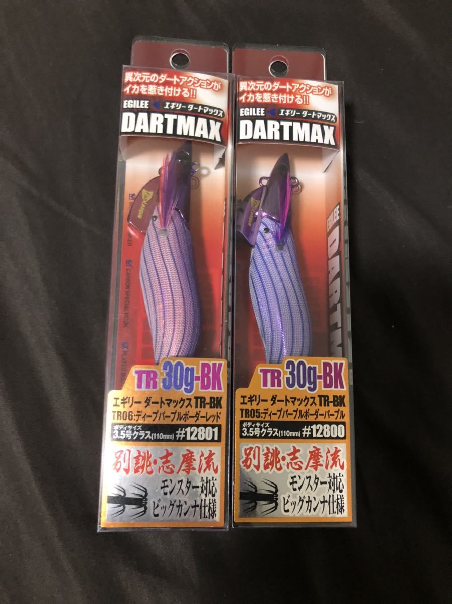 ☆新品未使用☆ダートマックスTR30g-BK パープルボーダーレッド 2個