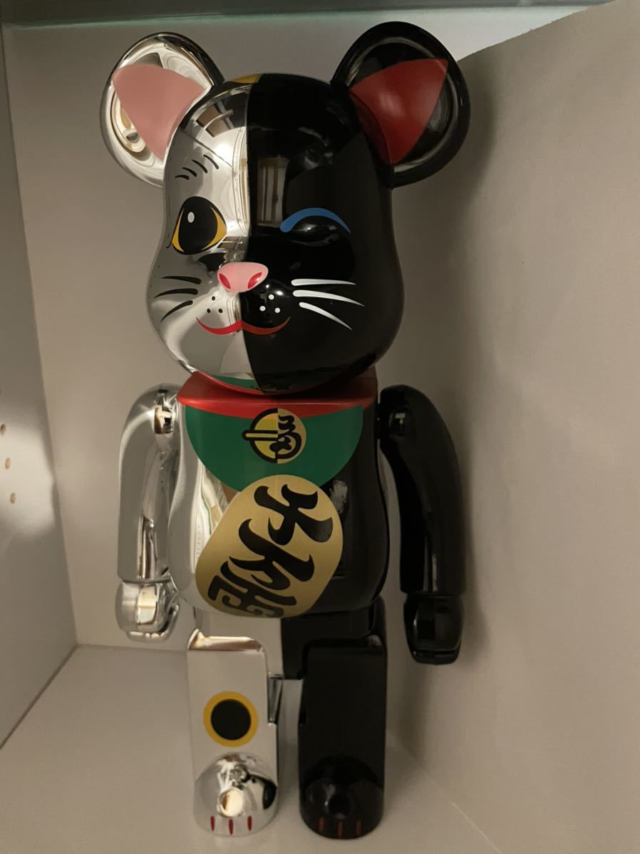 BE@RBRICK 招き猫 開運 銀×千万両 金 1000％｜Yahoo!フリマ（旧PayPay