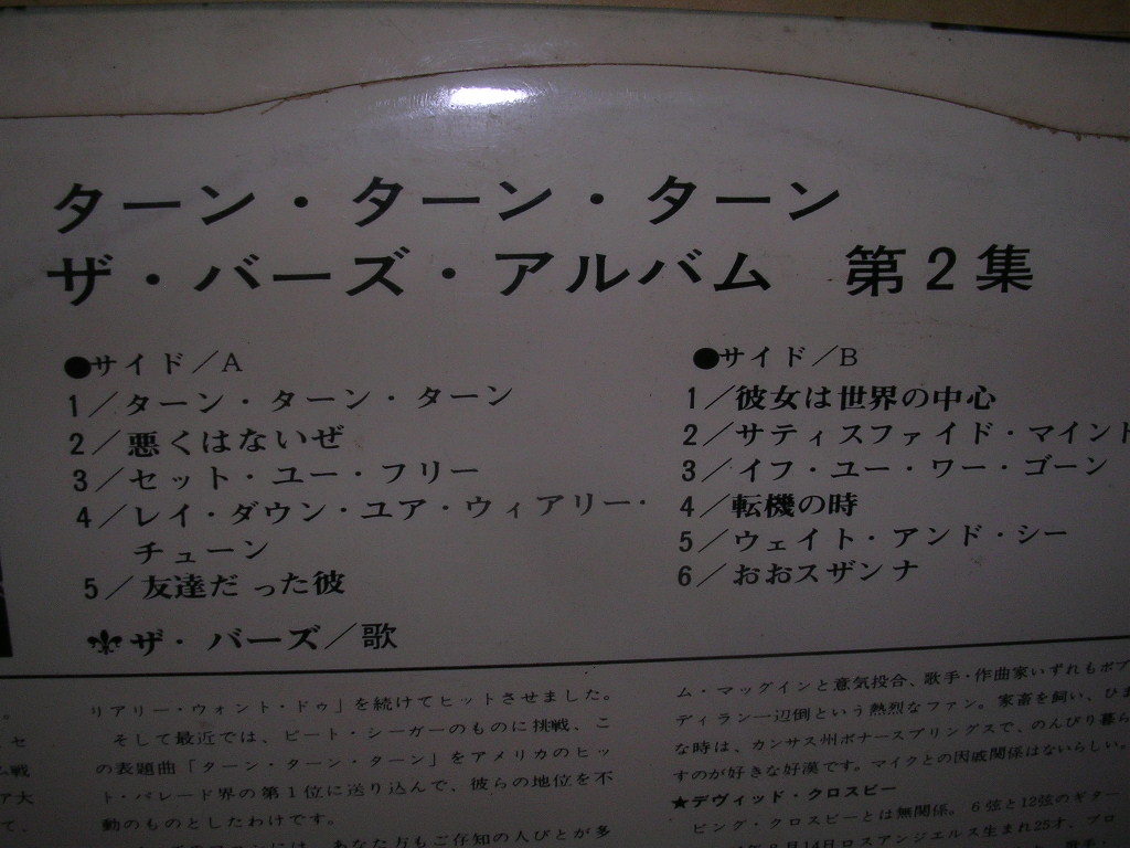 レコード バーズ／悪くはないぜ 7incシングルレコード