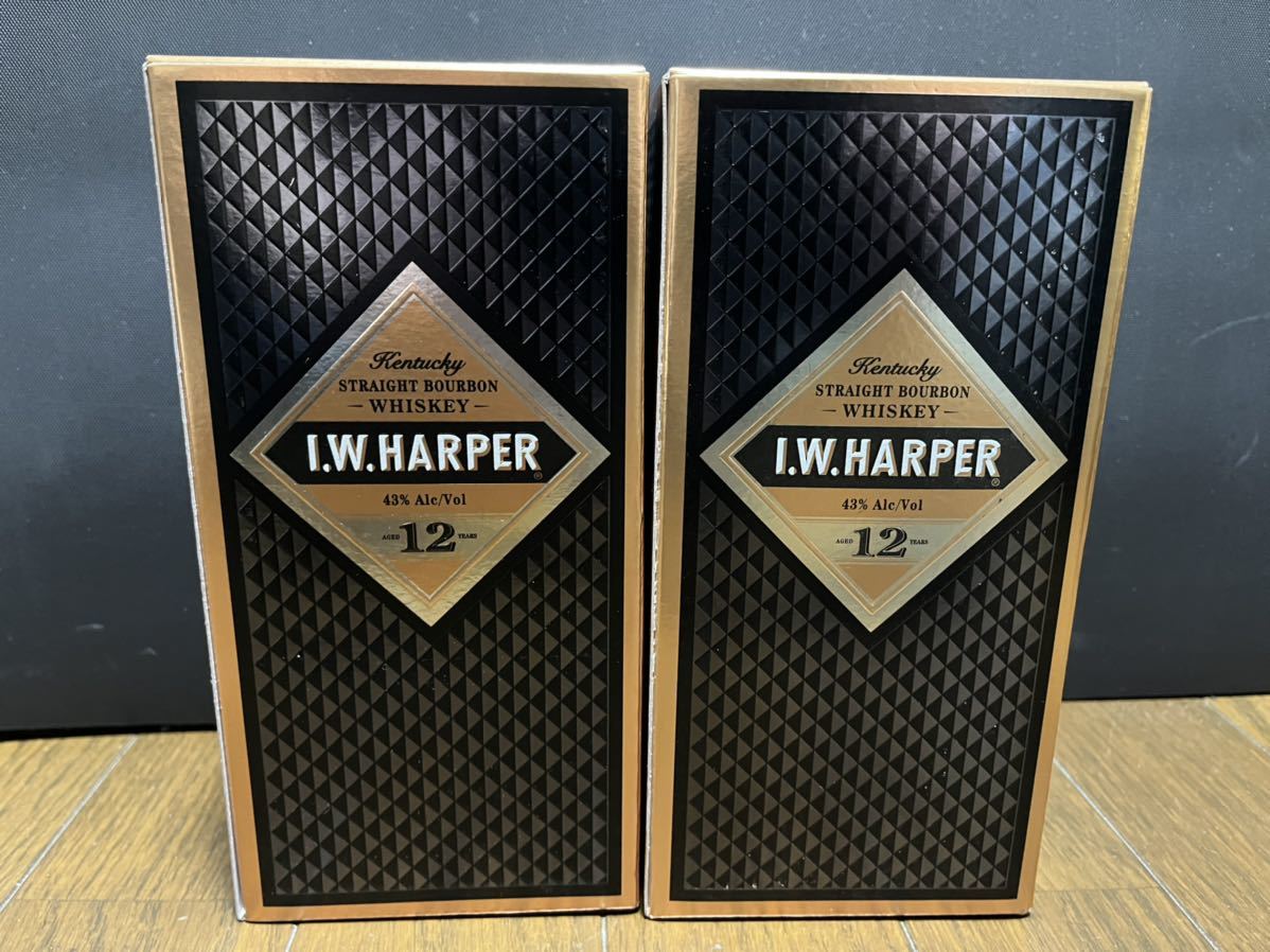 I.W.HARPER I.W.ハーパー 12年 未開栓 750ml の2本セット I.W.HARPER I.W.ハーパー 12年 未開栓 750ml の2本セット