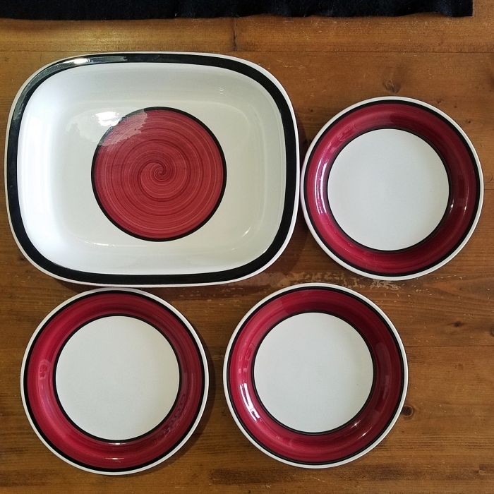 廃盤】北欧ビンテージ ロールストランド カルメン シリーズ 4枚セット