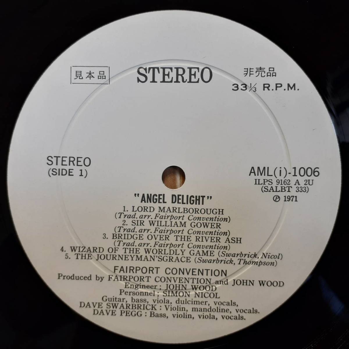 新作入荷，SALE 日本盤LP非売品プロモ見本盤白ラベル Fairport Convention / Angel Delight 71年 ISLAND キング AML i 1005 フェアポート コンベンション(一般)｜売買されたオークション情報、yahooの商品情報をアーカイブ公 一般