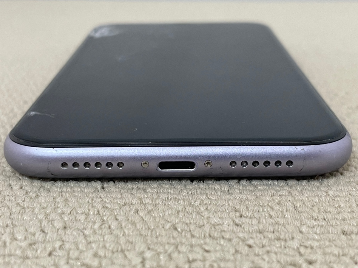 中古 ジャンク品 画面割れ Apple アップル iPhone 11 128GB SIMロック