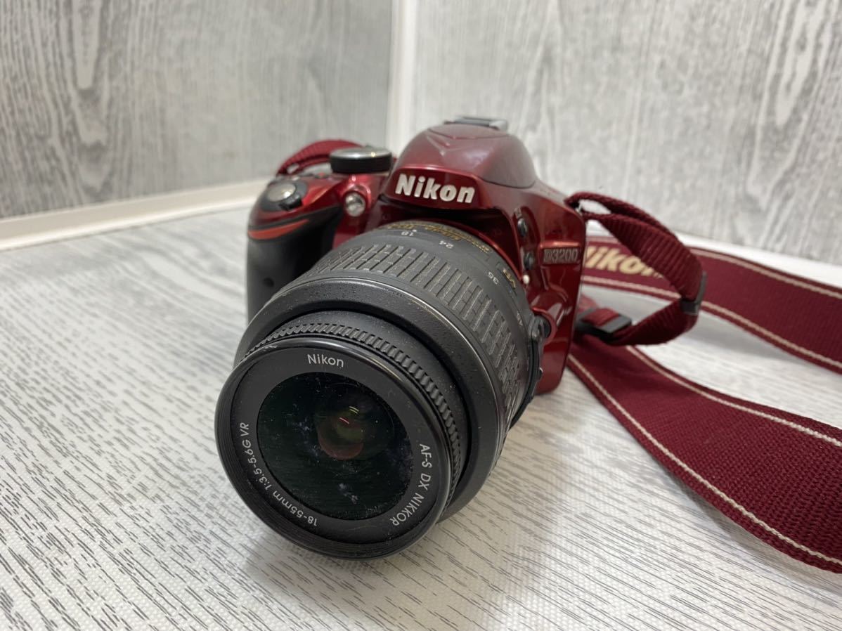 赤字超特価，新作 Nikon ニコン デジタル一眼レフカメラ D3200 レンズ付 DX AF-S NIKKOR 18-55mm 1:1.5-5.6G(ニコン)｜売買されたオークション情報、yahooの商品情報をアーカイブ公開 - オークファン ニコン