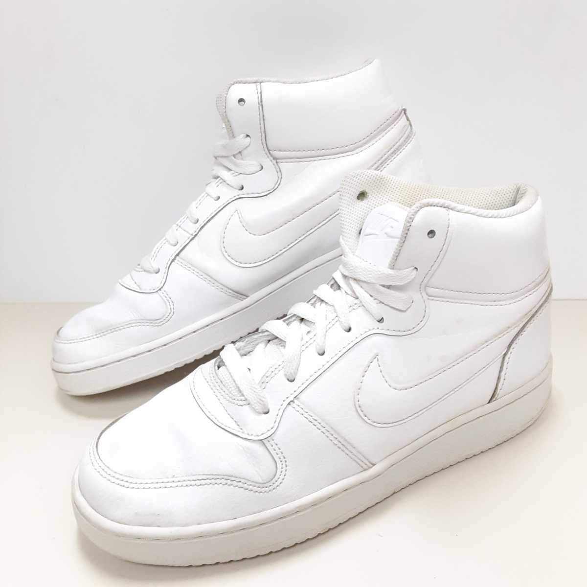 最値 早い者勝ち1点物 ナイキ Nike エバノン Mid スニーカー ミドルカット カジュアル シューズ バスケット オールホワイト 白 26cm 26 0cm 売買されたオークション情報 Yahooの商品情報をアーカイブ公開 オークファン Aucfan Com