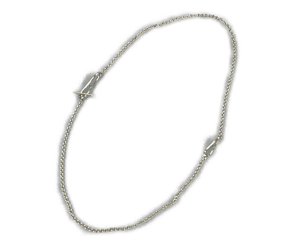 HERMES エルメス AG925 シェーヌダンクル ツイスト ロング ネックレス  