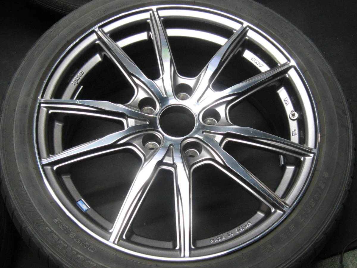 ★☆ weds LEONIS AMF ダンロップ 215/45R17 ノア ヴォクシー ステップワゴン アクセラ PCD114.3/+47 ウェッズ レオニス #19778 ☆★ LEONIS Weds NAVIA ③1本215&frasl;45R17夏タイヤホイール4本セットダンロップ MV Yahoo