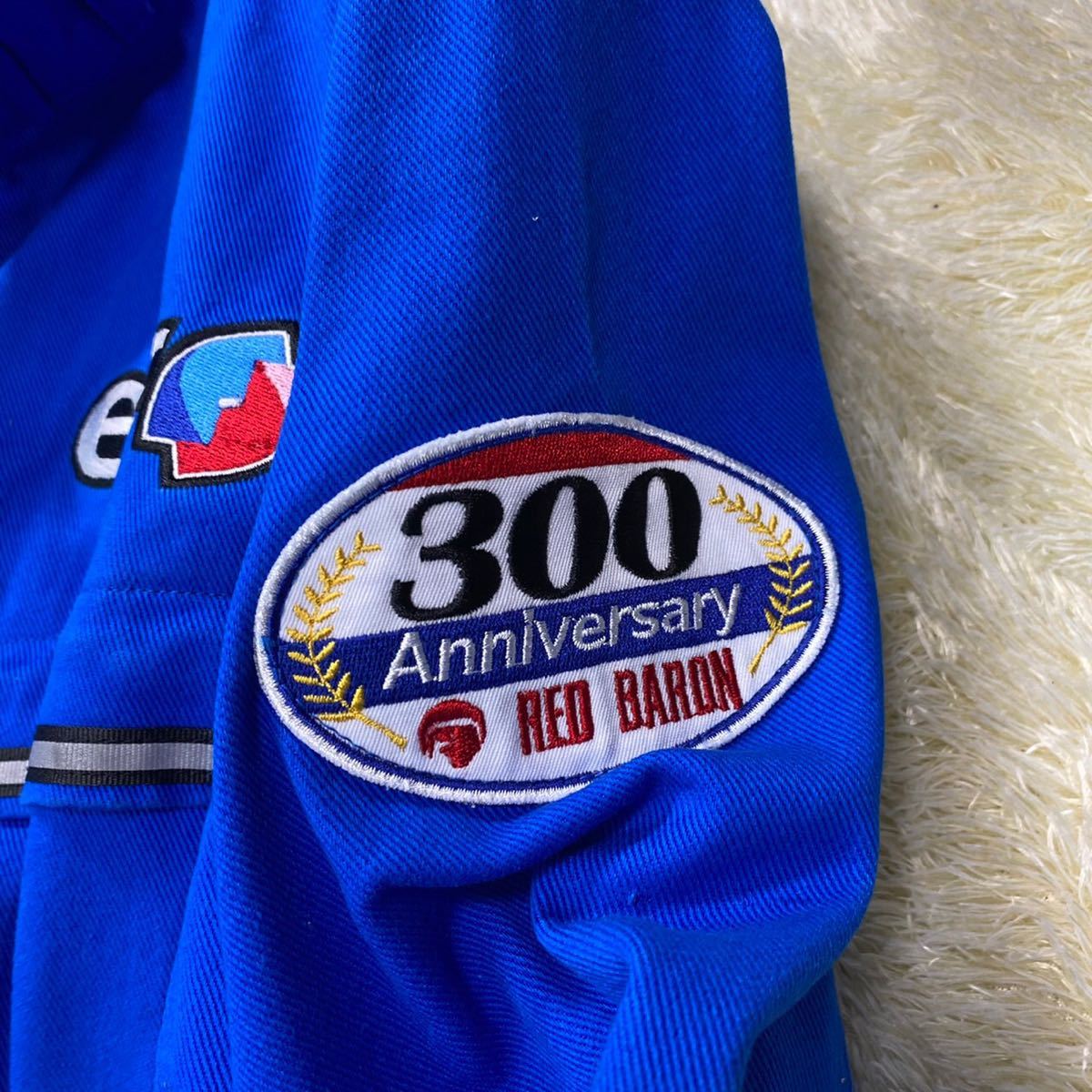 エルフ elf RED BARON レーシングジャケット 300周年記念ブルー