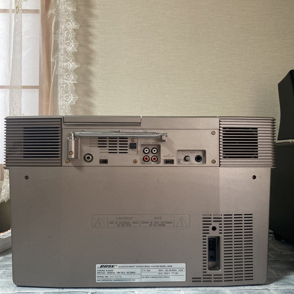 BOSE ボーズ VIA CD・MD・ラジオ 希少BOSE FM⁄AM BOSE ボーズ CD/MDラジオ