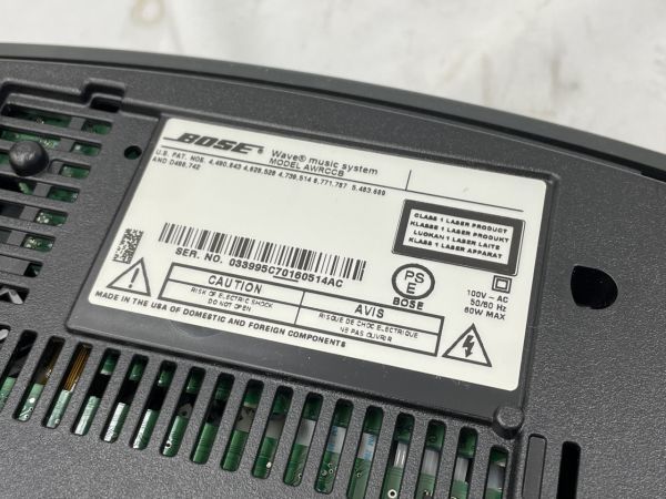 0402-021F⑤13734 BOSE ボーズ Wave Music System AWRCCB 音楽