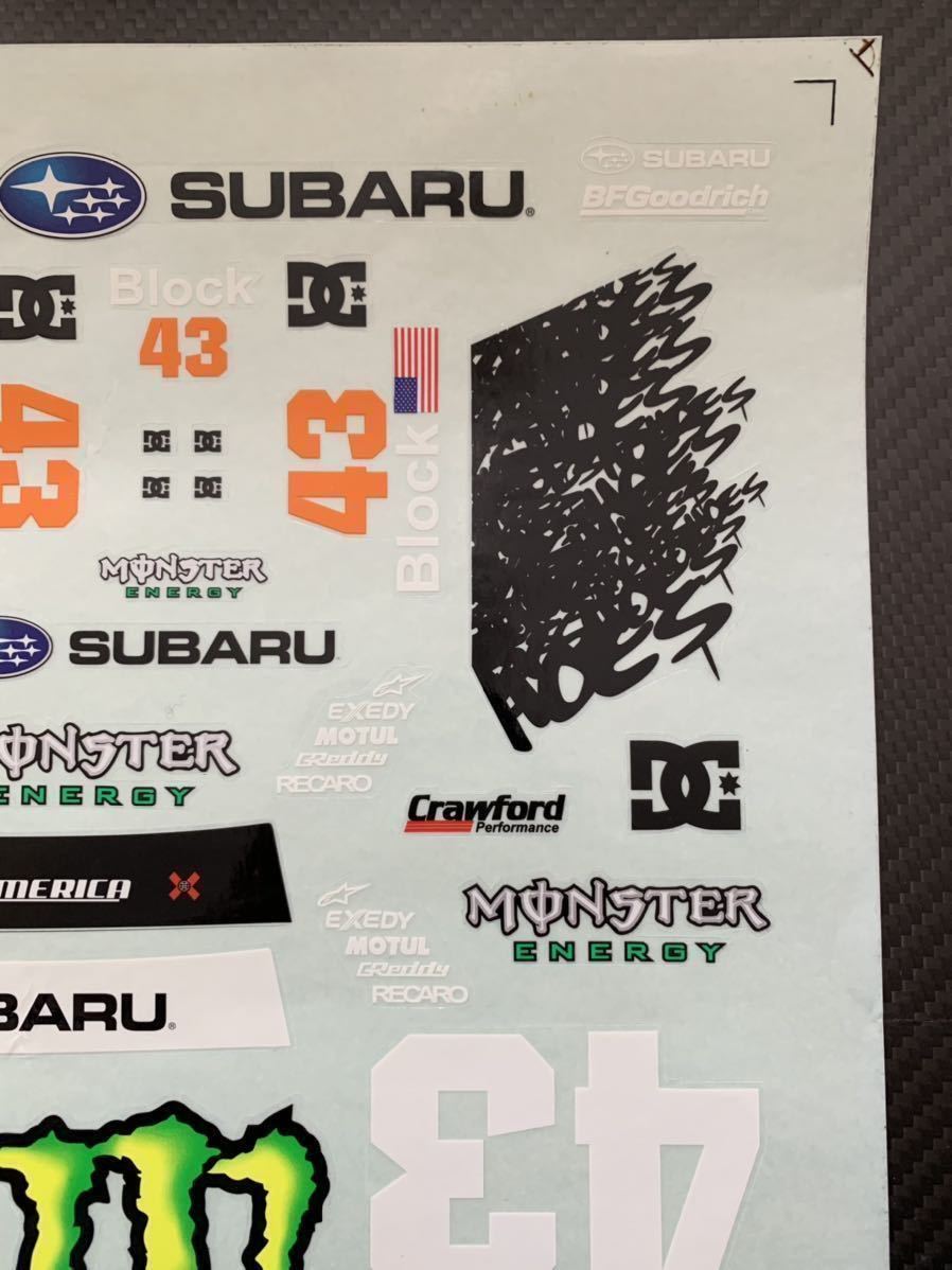 少量入荷】ラジコン用 ボディ ステッカー 1/10 ケンブロック