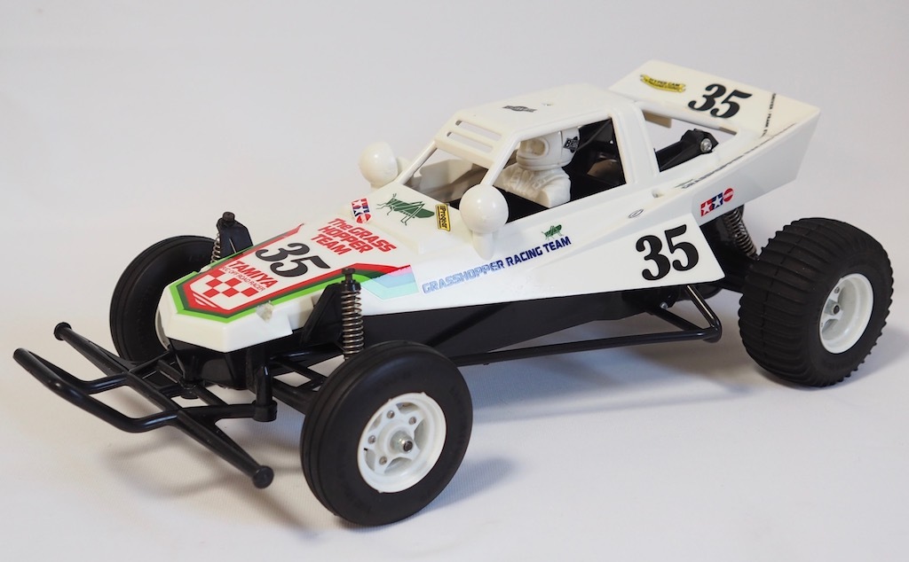 良品 タミヤ グラスホッパ 1/10RWDバギーシャーシ、サーボ，モーター付