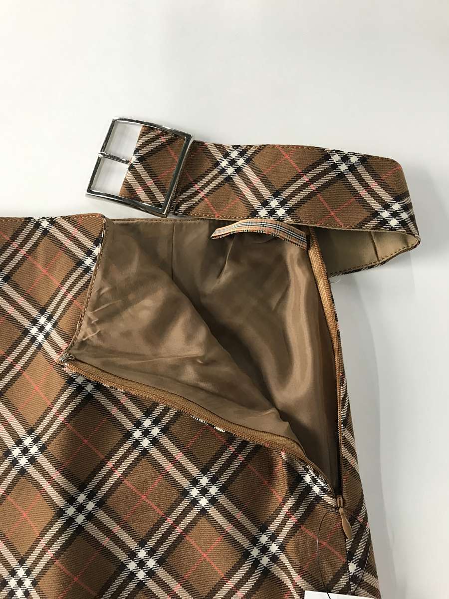 BURBERRY BLUE LABELノバチェック 膝丈フレアスカート38 M - メルカリ