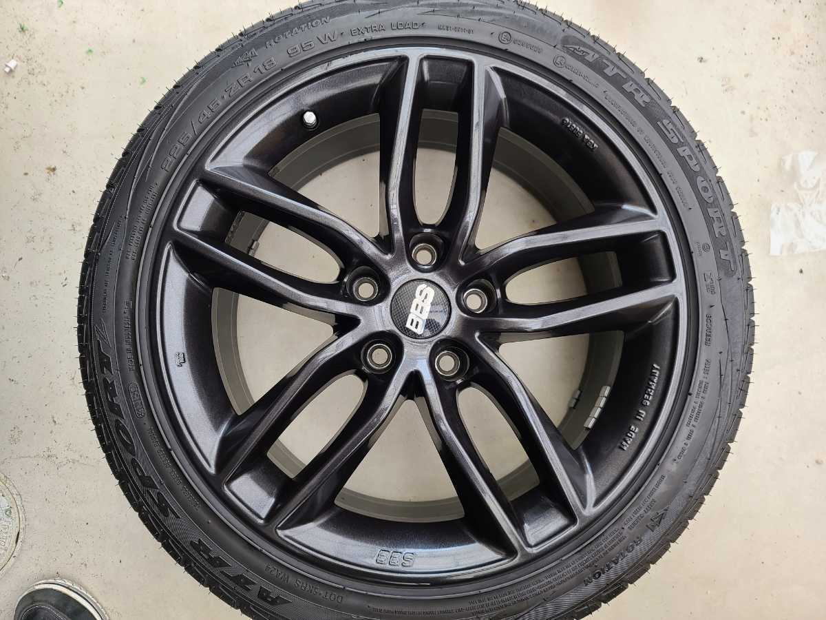 BBSアルミホイールタイヤ4本セット BMW BBS 5シリーズ F10 F11 X1 E84 
