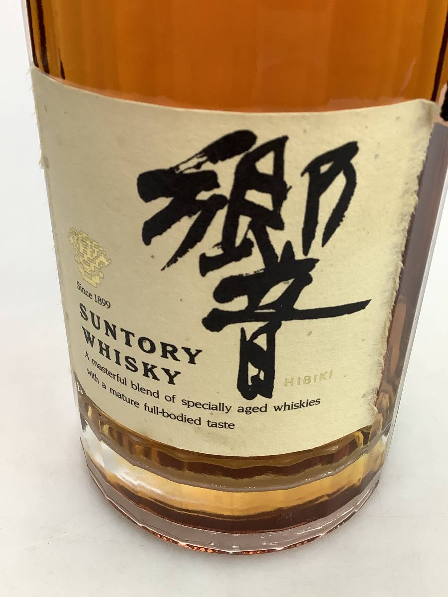 サントリー SUNTORY 響 古酒 金キャップ、ラベル 響 ゴールドラベル 金