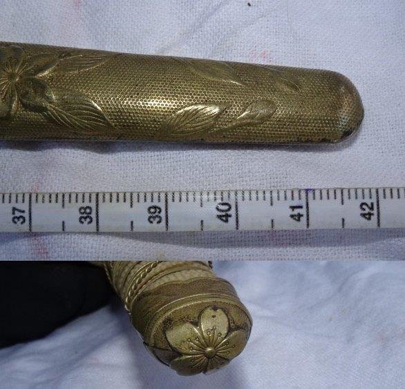 当時物 末期型日本海軍 短剣 模造刀身入 0409U7G(個人装備)｜売買され